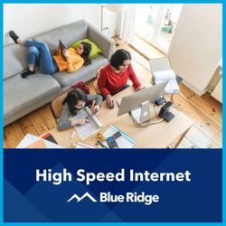Blue Ridge - High-speed internet up to one gig.
