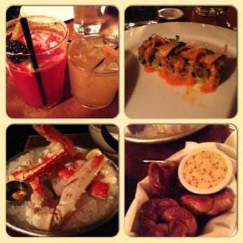 Catch NYC - Hamachi tartare; king crab legs; pretzels with honey mustard butter dip - Asian Fusion Near Me - New York, New York Catch NYC - Hamachi tartare; king crab legs; pretzels with honey mustard butter dip - Asian Fusion Near Me - New York, New York