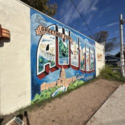 Greetings From Austin Postcard Mural