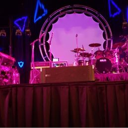 Stage from our seat. Stage from our seat.