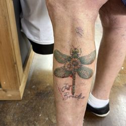 Heart Attack Tattoo - Dragonfly