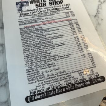 White House Subs - Menu - Sandwiches Near Me - Atlantic City, New Jersey