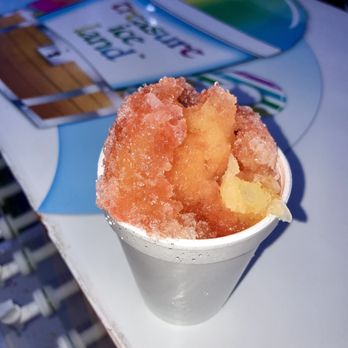 Treasure Ice Land - "Half Cherry and Half Orange-Pineapple" @ Treasure Ice Land - 9/6/17 - Food Trucks Near Me Treasure Ice Land - "Half Cherry and Half Orange-Pineapple" @ Treasure Ice Land - 9/6/17 - Food Trucks Near Me