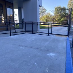 Exterior outside entrance of LZ Welding - Hand rails for a business complex Exterior outside entrance of LZ Welding - Hand rails for a business complex