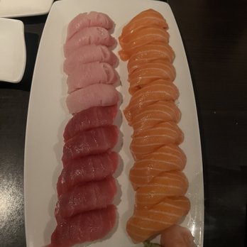 Sage 400 Japanese Cuisine - Nigiri:  Salmon, Blue Fin Tuna and Yellowtail - Japanese Near Me - Houston, Texas