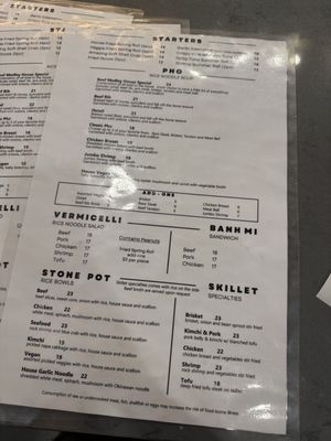 Menu photo 2 Pho La Vache Los Angeles, CA Menu photo 2 Pho La Vache Los Angeles, CA