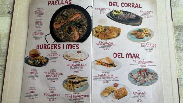 Menu photo 5 El Modernista Barcelona, B