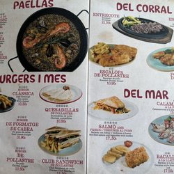 El Modernista - Menu