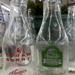 Antique bottles. A couple dollars. Other glassware starts at .91¢.