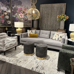 Furnish - Marley Sofa, Alexander Chair, Piper Ottomans