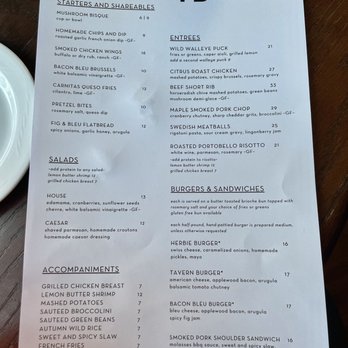 Herbie's On The Park - Menu as of 11/28/21 - New American Near Me - Saint Paul, Minnesota Herbie's On The Park - Menu as of 11/28/21 - New American Near Me - Saint Paul, Minnesota