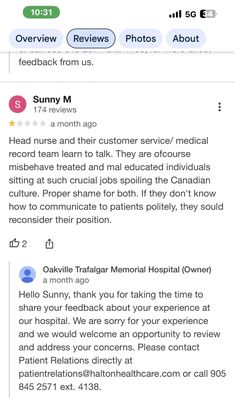 Oakville Trafalgar Memorial Hospital by null