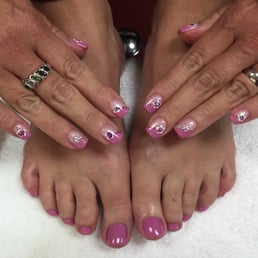 Beautiful nails and pedi !! Sam does a great job on any design you want, show her a picture and she will create beautiful nails Beautiful nails and pedi !! Sam does a great job on any design you want, show her a picture and she will create beautiful nails