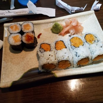 Fuji Asian Bistro - Salmon roll, spicy tuna roll, philly roll, and some $14.00 roll (not worth) - Asian Fusion Near Me - Louisville, Kentucky Fuji Asian Bistro - Salmon roll, spicy tuna roll, philly roll, and some $14.00 roll (not worth) - Asian Fusion Near Me - Louisville, Kentucky