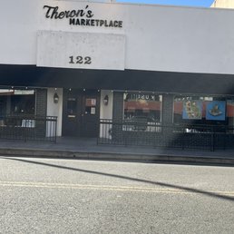Exterior outside entrance of Theron's Marketplace - Front entrance to this gem. - Redlands, California Exterior outside entrance of Theron's Marketplace - Front entrance to this gem. - Redlands, California