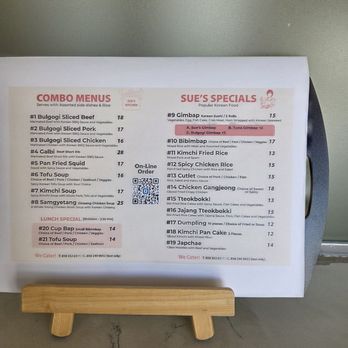 Sue’s Korean Kitchen - Menu, August 2026 - Korean Near Me - San Diego, California Sue’s Korean Kitchen - Menu, August 2026 - Korean Near Me - San Diego, California