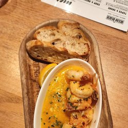 The Ocean Beach Crafts, Drafts & Eats - Garlic Shrimp Scampi