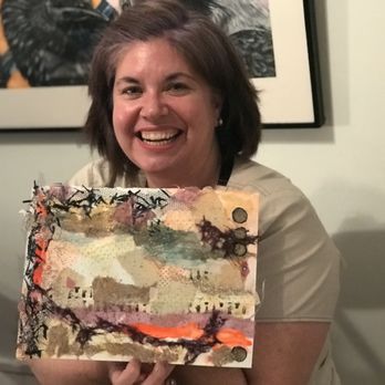 Marnée's Studio - Finished product from one of our fun creative workshops! - Art Galleries Near Me - Mobile, Alabama
