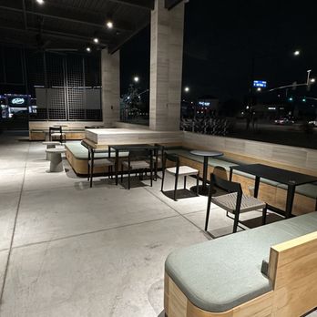 Starbucks - Downstairs outdoor seating - Coffee & Tea Near Me - Gilbert, Arizona