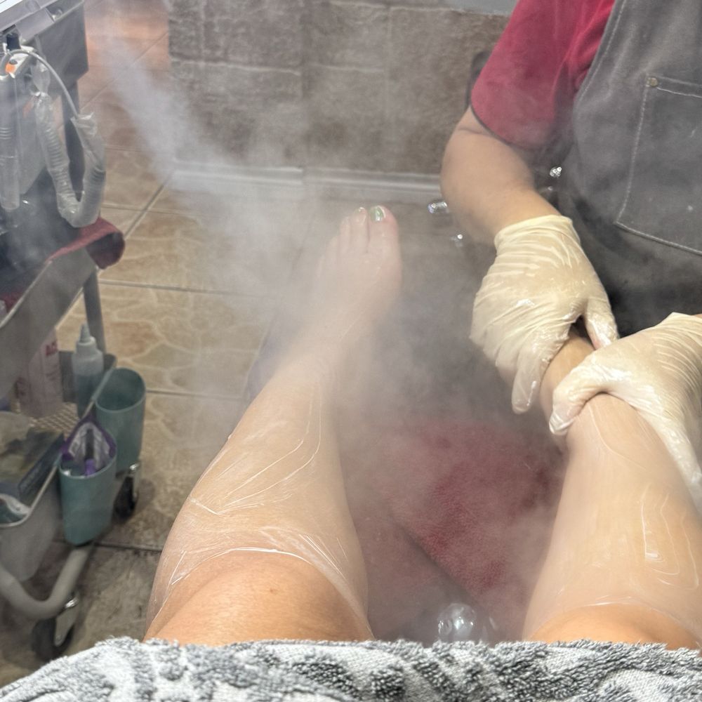 Orchid pedicure Orchid pedicure