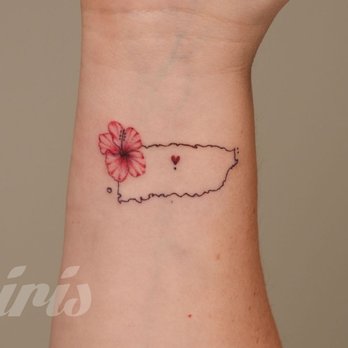 Iris Tattoo & Piercings Miami - Kaili helped with the esthetics while highlighting my hometown of Naranjito, PR - Tattoo Near Me - Miami, Florida Iris Tattoo & Piercings Miami - Kaili helped with the esthetics while highlighting my hometown of Naranjito, PR - Tattoo Near Me - Miami, Florida