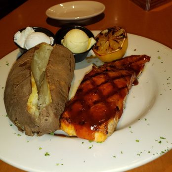 Damon's Grill - Bbq grilled salmon, baked potato. - Bars Near Me - Hazleton, Pennsylvania