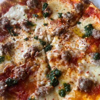 Pizzetta 211 - Margherita Pizza with house made Italian Sausage - Pizza Near Me - San Francisco, California Pizzetta 211 - Margherita Pizza with house made Italian Sausage - Pizza Near Me - San Francisco, California