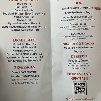 Baseline Club 1st Base - Menu continued - Professional Sports Teams Near Me - Los Angeles, California Baseline Club 1st Base - Menu continued - Professional Sports Teams Near Me - Los Angeles, California