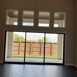 Alamo Patio Covers & Enclosures - Inside looking out to the covered patio.