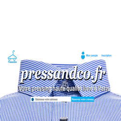 Pressandco - Pressandco, pressing à domicile sur Paris haute en 48 heures - créneau de 30 mn - écologique.