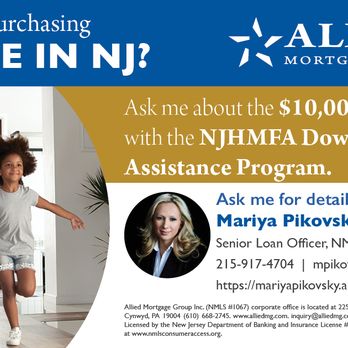 Mariya Pikovsky - Allied Mortgage Group - $10,000 Down Payment Assistance - Mortgage Brokers Near Me - Jamison, Pennsylvania Mariya Pikovsky - Allied Mortgage Group - $10,000 Down Payment Assistance - Mortgage Brokers Near Me - Jamison, Pennsylvania