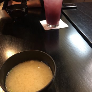 Karaage Setsuna - Miso soups and grape soda - Japanese Near Me - Seattle, Washington