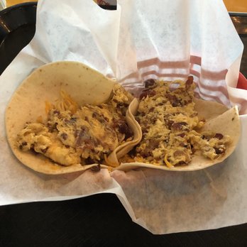 Fuzzy's Taco Shop - Bacon, egg, cheese breakfast tacos. - Tex-Mex Near Me - Lake Worth, Texas Fuzzy's Taco Shop - Bacon, egg, cheese breakfast tacos. - Tex-Mex Near Me - Lake Worth, Texas