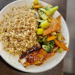 Salt and Light Asian Cuisine - Salmon Teriyaki Lunch Box