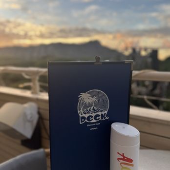 Deck. - Menu and view - Hawaiian Near Me - Honolulu, Hawaii