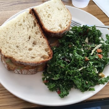 Copa Vida - Grilled chicken sandwich with kale salad - New American Near Me - Pasadena, California Copa Vida - Grilled chicken sandwich with kale salad - New American Near Me - Pasadena, California