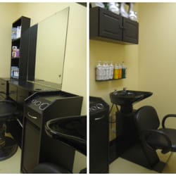 DeChalet Salon - Private Room- you have a choice to get your hair done in our private room ...very confidential .