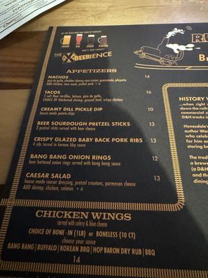 Menu photo 8 Runaway Train Brewery: Brewhouse + Saloon Honesdale, PA Menu photo 8 Runaway Train Brewery: Brewhouse + Saloon Honesdale, PA