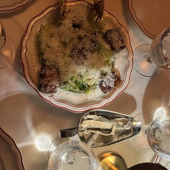 Carbone Vino - Caesar Salad - the croutons are TO DIE FOR - Italian Near Me - Coconut Grove, Florida Carbone Vino - Caesar Salad - the croutons are TO DIE FOR - Italian Near Me - Coconut Grove, Florida