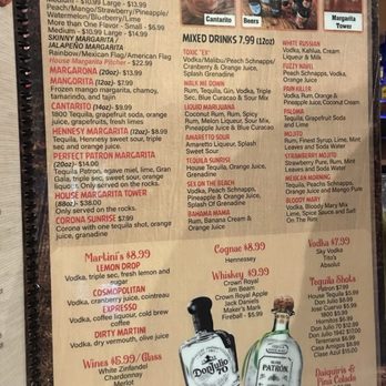 El Cabrito - Menu - Mexican Near Me - Winona, Mississippi