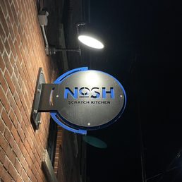 Exterior outside entrance of NOSH Restaurant & Bar - Winona, Minnesota Exterior outside entrance of NOSH Restaurant & Bar - Winona, Minnesota