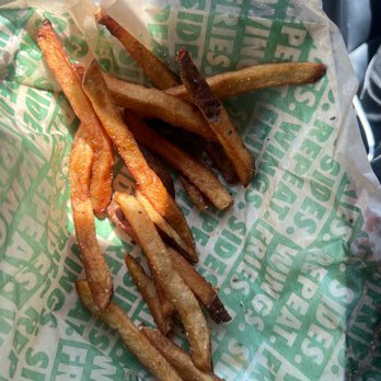 Wingstop - This French fries are very brown so they must be using dirty old oils Fries on menu looked so different - Chicken Wings Near Me - Los Angeles, California Wingstop - This French fries are very brown so they must be using dirty old oils Fries on menu looked so different - Chicken Wings Near Me - Los Angeles, California