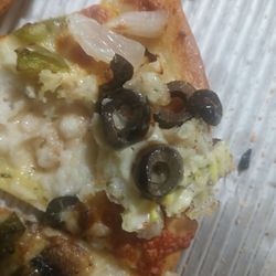 Zeppe's Tavern & Pizzeria - Cheese flipped back! What in the zeppes is that?