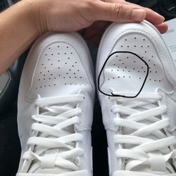 Hibbett Sports - I know it's normal for shoes to crease but I have 4 retro 1 shoes and none crease up hard and pinch the skin as well as rub the knuckle