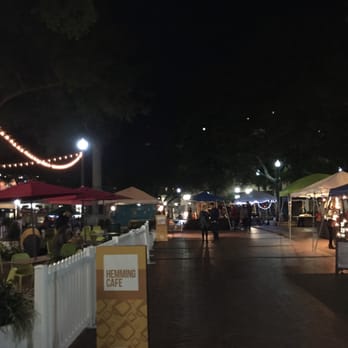 Jaxsons Night Market - a busy street at night - Farmers Market Near Me - Jacksonville, Florida