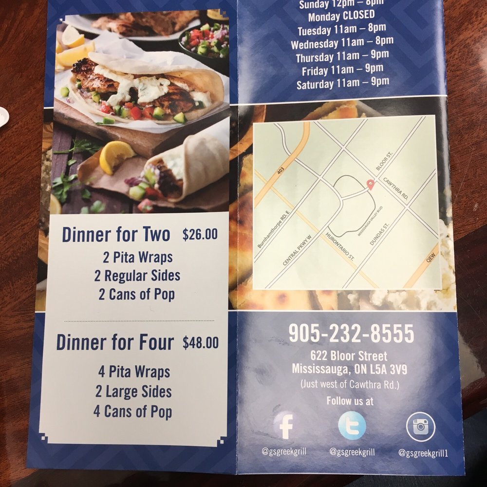 a menu for dinner for two