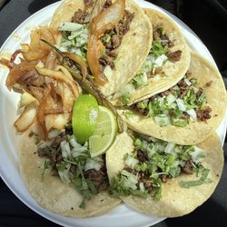 Carne Asada Tacos $9 Special with drink