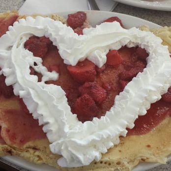 Beth's Cafe - Pancakes with Strawberry topping - American Near Me - Seattle, Washington Beth's Cafe - Pancakes with Strawberry topping - American Near Me - Seattle, Washington