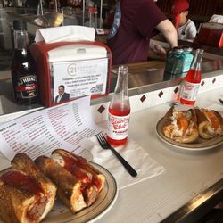 Johnny Di's Beef & Pork - Meatball parm and Chicken vodka parm with added buratta