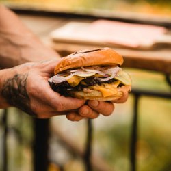Le P'tit Caribou - Double smash wagyu burger